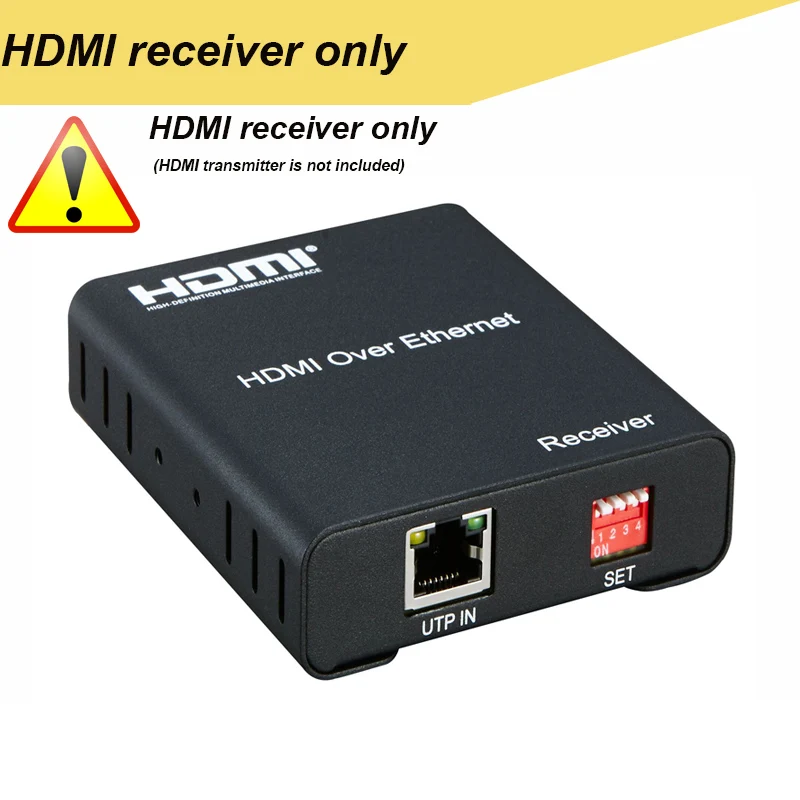 HDMI receiver only HDMI TCP/IP матричный HDMI удлинитель разветвитель матрицы по cat5e/6 кабель до 120 м удлинитель hdmi(только отправитель или приемник - Цвет: HDMI receiver only
