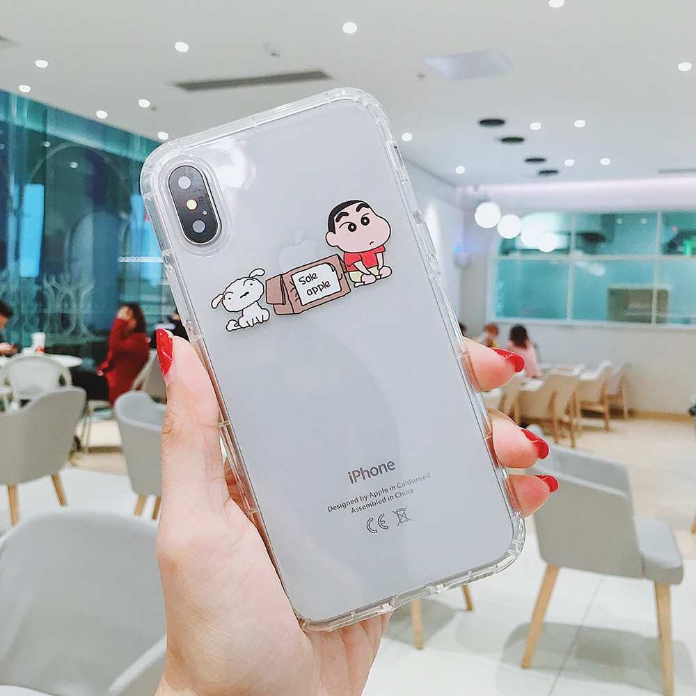 Прозрачный силиконовый чехол для iPhone X XR XS Max 8 7 6S Plus | Мобильные телефоны и