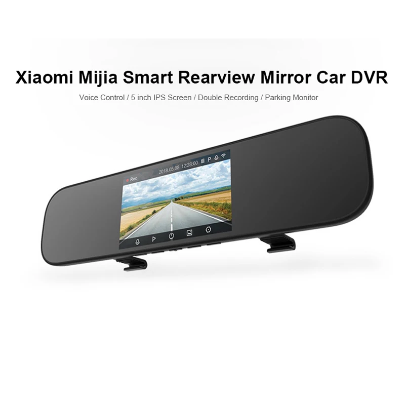 Xiaomi Mijia зеркало заднего вида автомобильная камера умная 1080P HD 5 дюймов ips экран IMX323