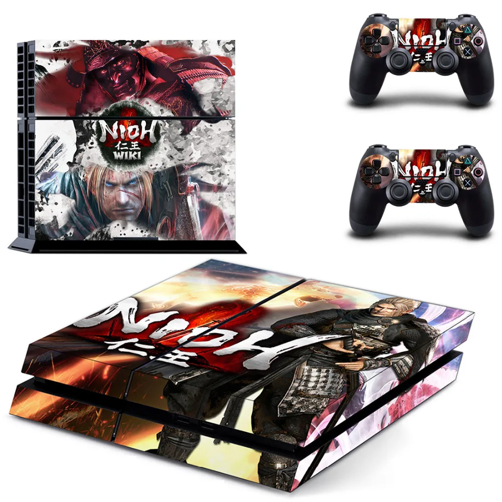 Игра NIOH PS4 переводная картинка наклейка для Sony PlayStation 4 консоли и 2 контроллера