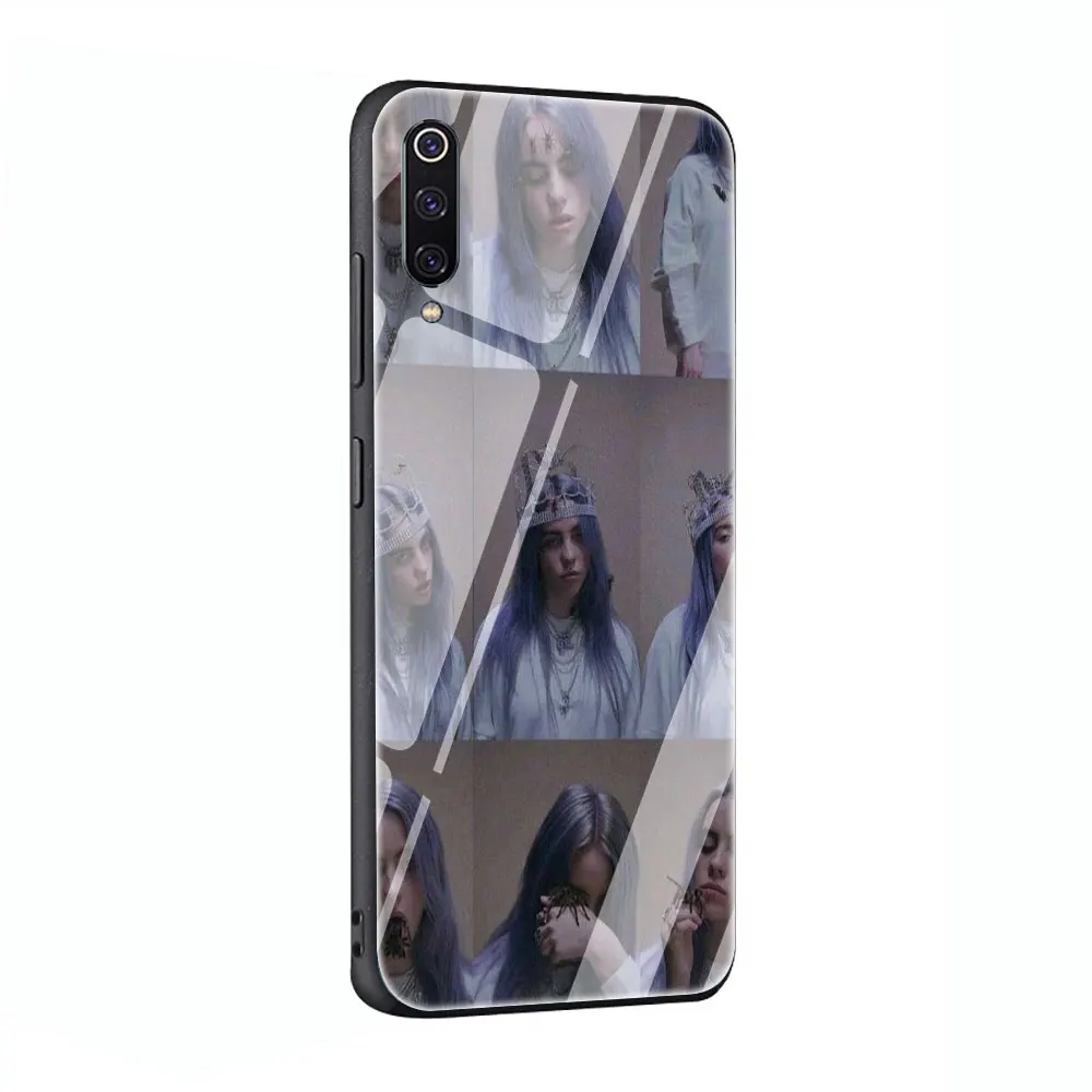 G9 Billie Eilish закаленное стекло чехол для телефона Xiaomi mi 8 9 Красный mi 4X 6A Note 5 6 7 Pro Pocophone F1 - Цвет: G9