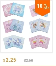 [Rainloong] Baby Shower Бумага салфетка для мальчика и девочки, Пол раскрыть детскую коляску салфетка салфетки 33*33 см 20 шт./упак./лот