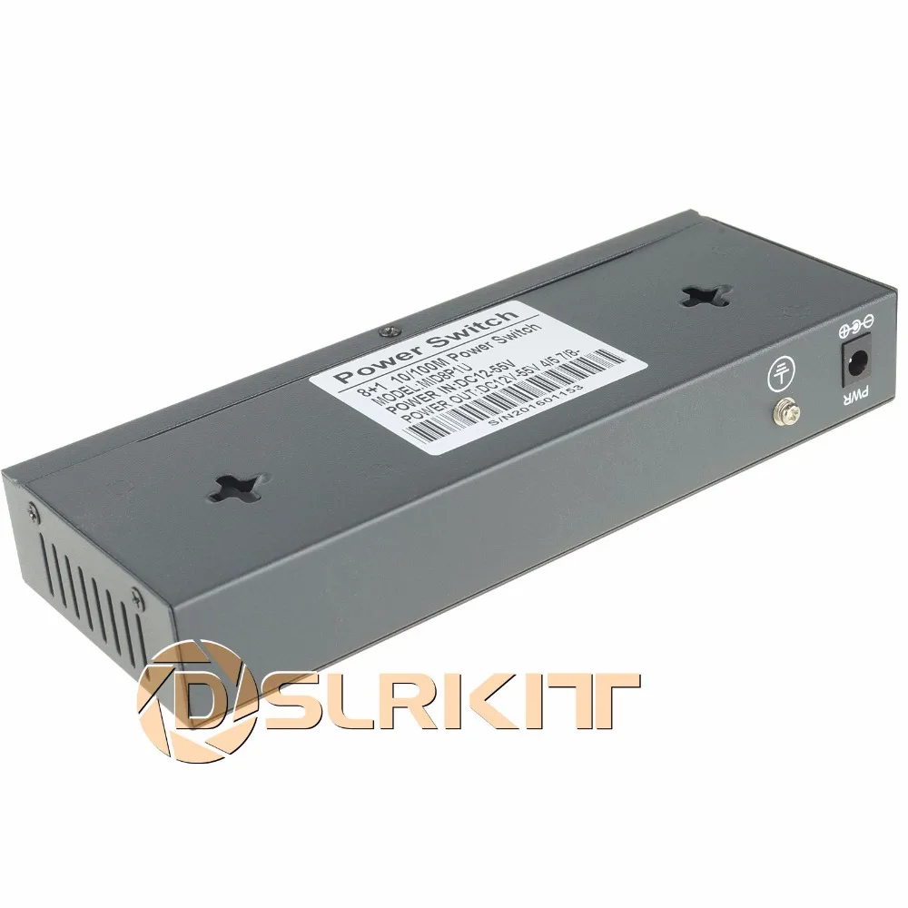 DSLRKIT 15 в 120 Вт 9 портов пассивный инжектор Ethernet коммутатор для Ubiquiti Mikrotik sPoE |
