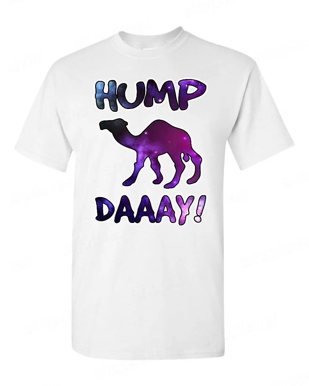 Galaxy Hump Day! Футболка забавная Новинка Pun Рабочая жизнь подарок для коллеги рубашки