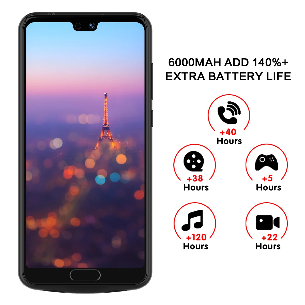 CASEWIN зарядное устройство чехол для huawei P20 Pro Чехол 6000 мАч power Bank емкость батареи внешнее резервное зарядное устройство чехол для телефона