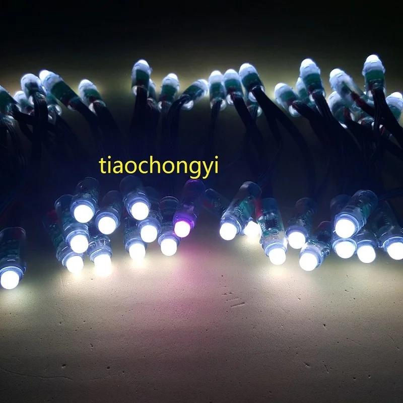 1000pcs-50PCS/ 1set WS2811 RGB Full Color 12mm Pixels digital Addressable LED String DC 5V | Лампы и освещение