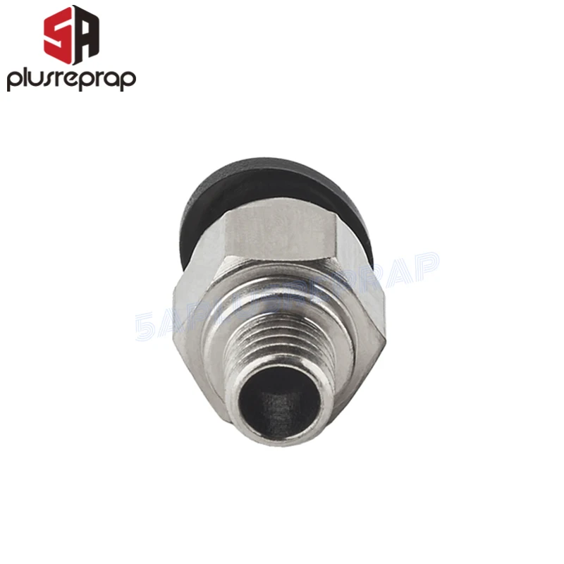 5 шт./лот пневматический разьем Инструменты диаметром 4 мм M6 / черный прямый