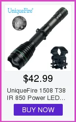 UniqueFire 1505 IR 850nm 4715AS Ночное видение фонарик инфракрасная лампа зум 3 режима T50 фонарь для охоты