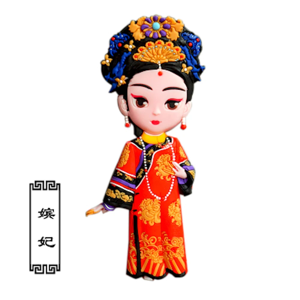 Магнитная наклейка на холодильник магниты декоративная китайская мультяшная