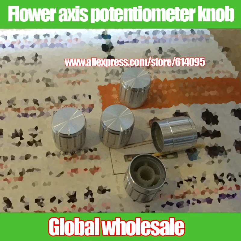 8 шт. колпачки для потенциометра из алюминиевого сплава|knob cap|aluminium alloy knobpotentiometer