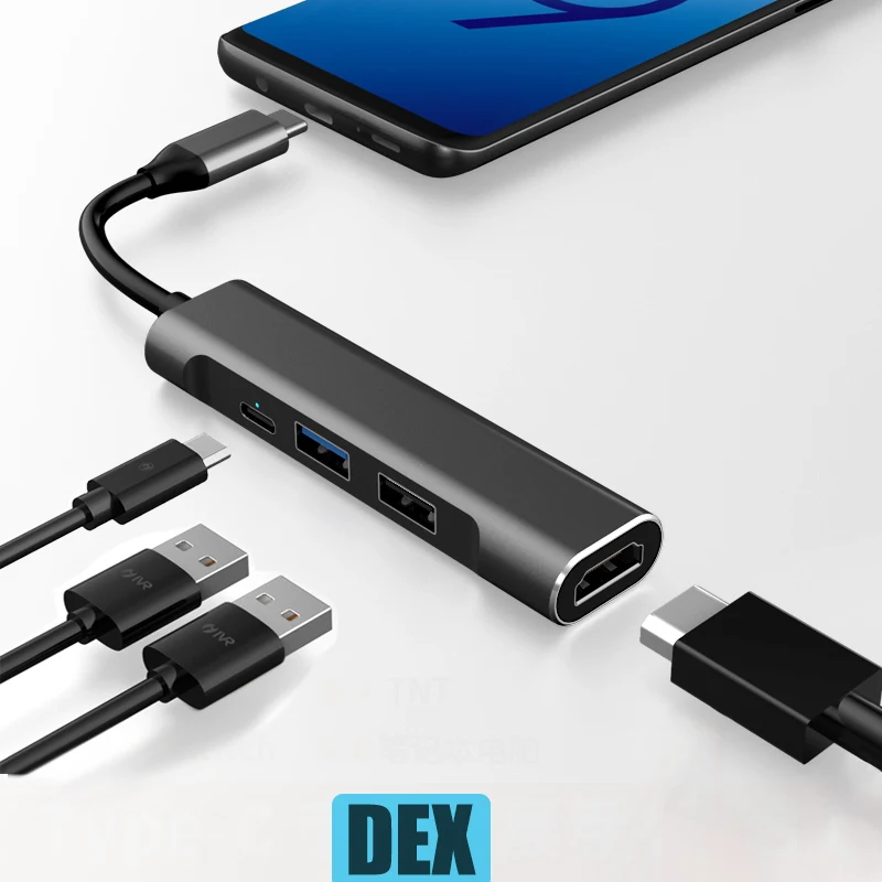 Станция BFOLLOW 4 в 1 DEX для Samsung S10 S8 S9 Plus Note 8 9 10 Pad кабель USB C к HDMI адаптеру