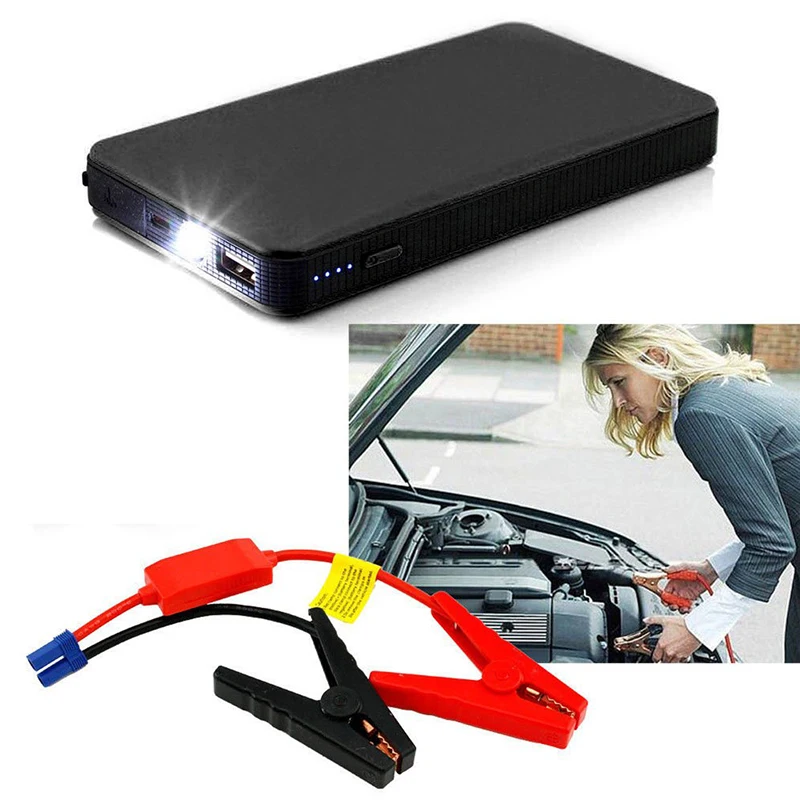 Liplasting 12 V/1A аварийное пусковое зарядное устройство для автомобильного аккумулятора power Bank с светодиодный пусковым устройством для автомобиля