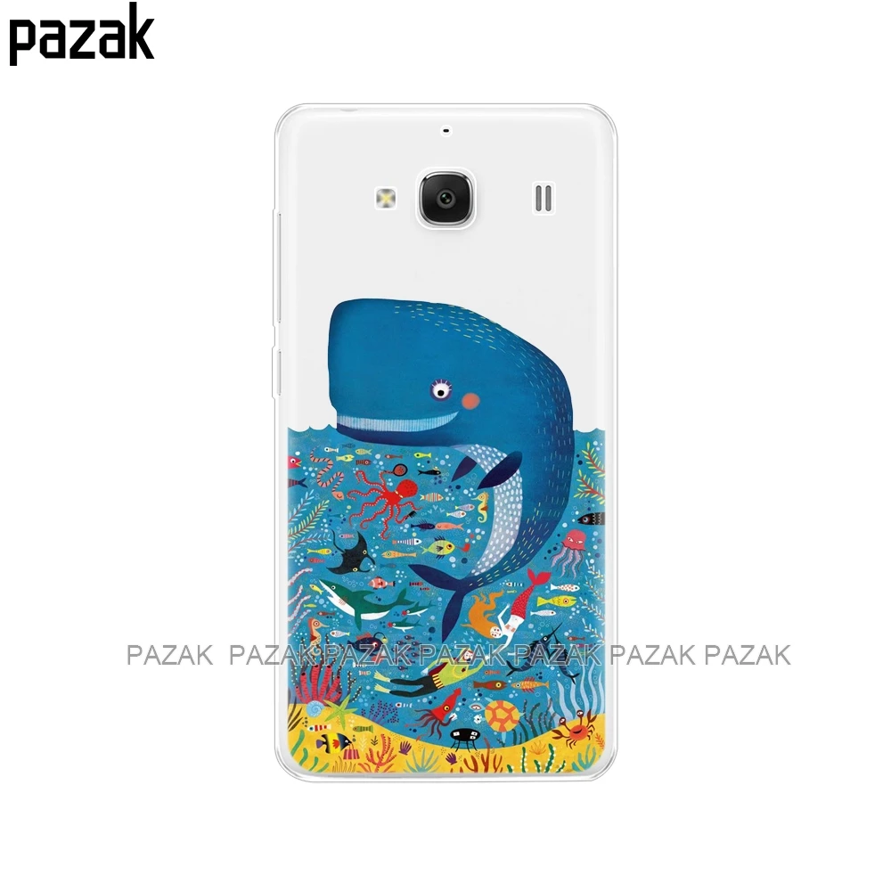 Силиконовый чехол для Xiaomi Redmi 2 pop дизайнерский Hongmi Redmi2 Hongmi2 телефона Мягкий
