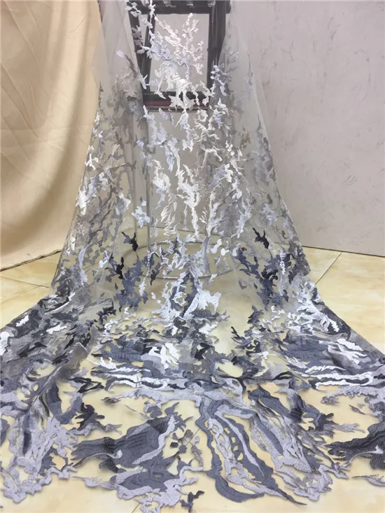 

Nigerian French Lace Fabrics Velvet Lace African Tulle Lace Fabric High Quality African Lace Wedding Fabric For Dress white