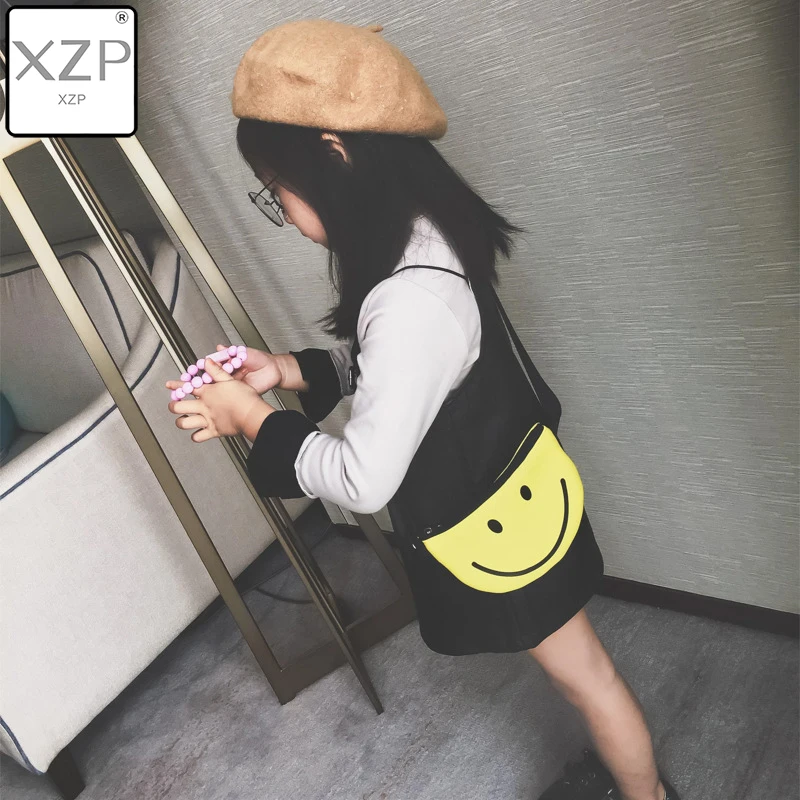 XZP милая сумка через плечо с Микки и смайликом для девочек детская сумочка милым