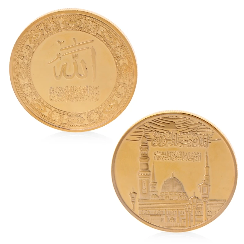 Coin Souvenir Gold Plated Saudi Arabia Commemorative Challenge Coin Collection Souvenir