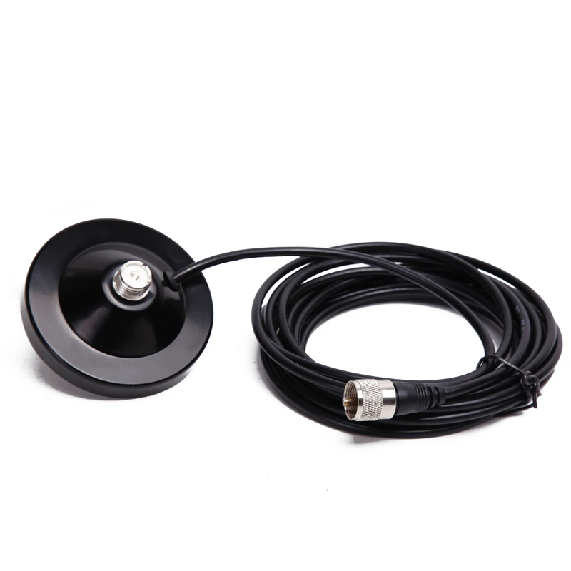Магнитное крепление 9 см с коаксиальным кабелем длиной 5 м для мобильного радио