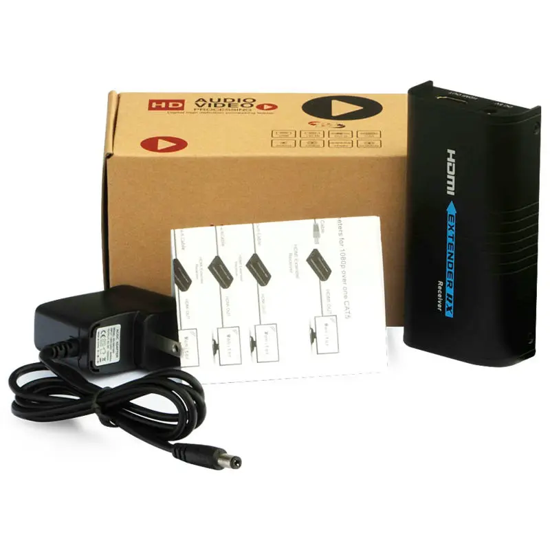 2017 новые HDMI Extender (1 отправителя и 4 Приемник) Ethernet по одной Cat5/5e/6 RJ45|extender ethernet|extender