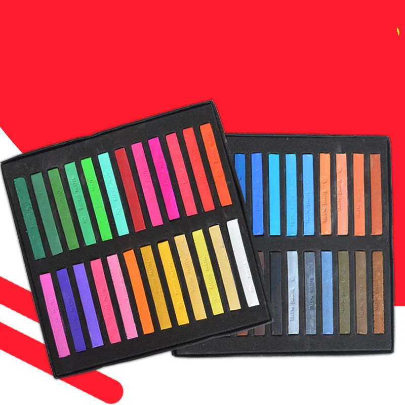Пастельный карандаш для окрашивающий краситель товары рукоделия волос 12/24/36/48