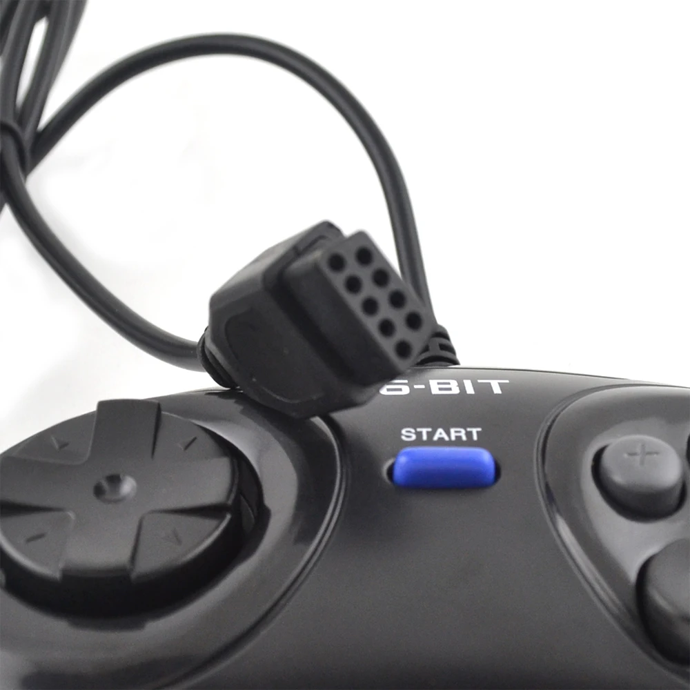 10 шт. игровой контроллер для SEGA Genesis 16 бит ручки 6 кнопок геймпад MD игровые