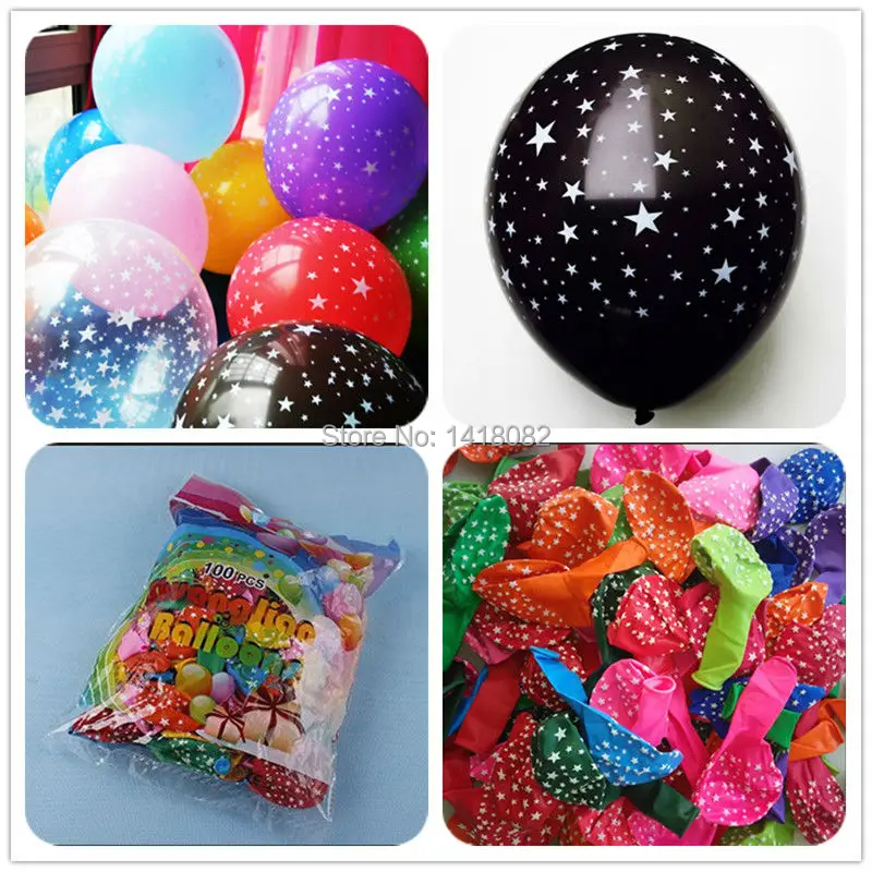 50 шт. воздушный шар с пятиконечными звездами 12 дюймов|balloon balloon|balloon 12balloon 50pcs |