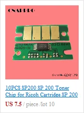 10 шт SP200 SP201 тонер-чип для Ricoh картридж SP210SU SP 200 201 200N 210 202SF 201SF 200SF 202 S 201 S 200 S 210SF 210SU 220Nw