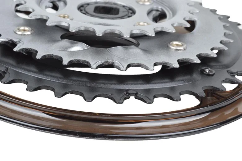 

24T-34T-42T / Suitable for 6-7-8 speed bicycle mountain bike square hole crank crank aluminum alloy tooth plate gear bicycle acc