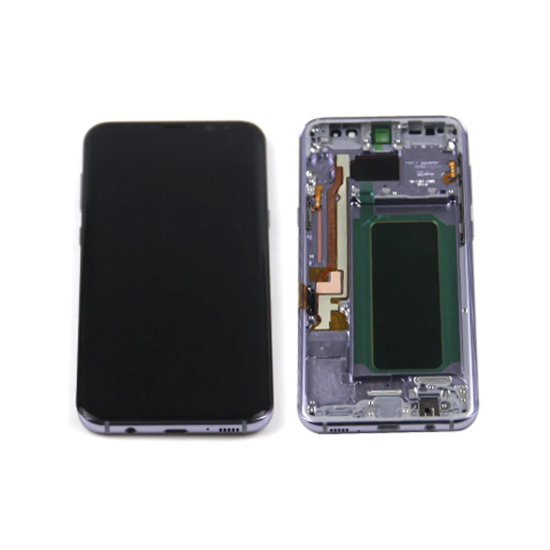 S8P WITH PURPLEFRAME ЖК-дисплей для samsung Galaxy S8plus, S8 plusG955fd, G955F, G955, с тенью, с сенсорным экраном, оцифровать - Цвет: S8P WITH PURPLEFRAME