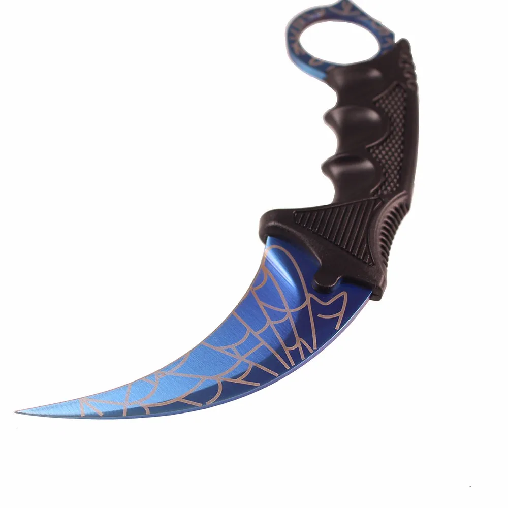 Нож Karambit CS GO counter strike survival tactical neck claw real combat fight camp hike outdoor для самозащиты|go knife|survival