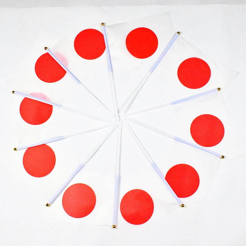 

Japan flag Banner 14*21cm hand waving National flag Home Decoration flag banner