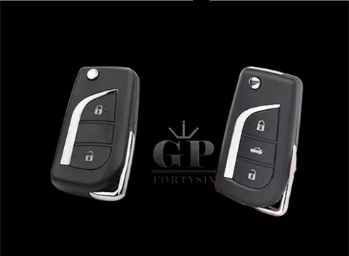 Чехол GPFORTYSIX для автомобильного ключа из углеродного волокна Toyota Camry Corolla Avensis Prius