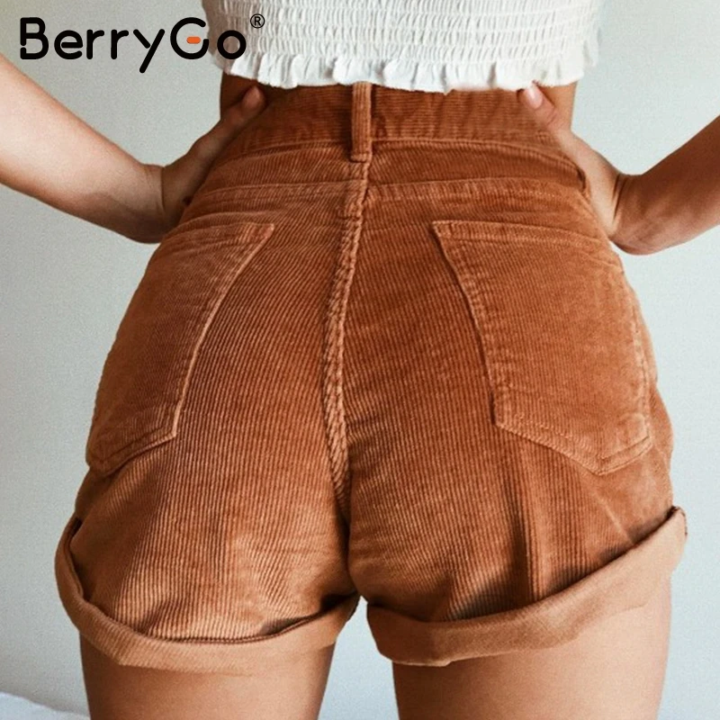 BerryGo сексуальная летняя с высокой талией женские шорты летние повседневные