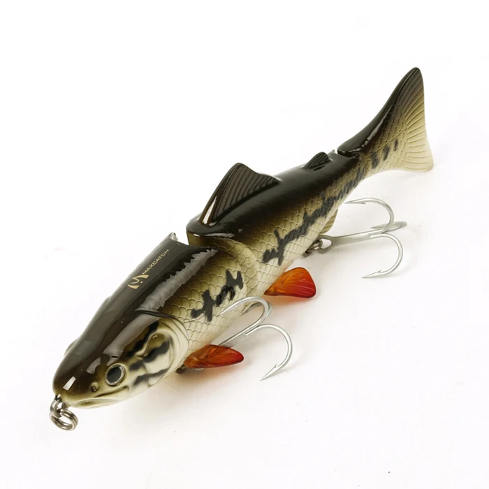 MS Slammer Тип 3 секции Muskie Terminator (WT 150) Жесткая приманка для рыбалки рыболовная | Спорт