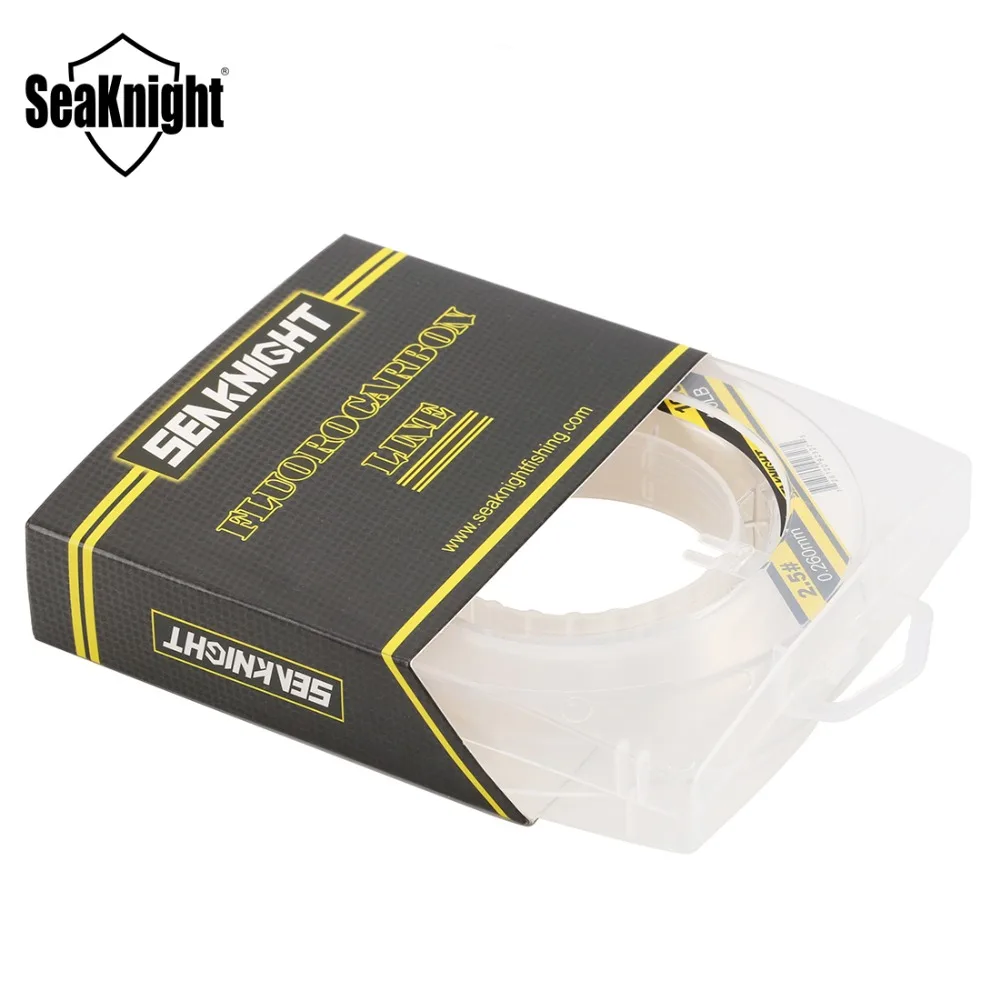 Бренд SeaKnight 100 м фторуглеродная леска 3-50LB углеродное волокно лидер леска 0,148-0,57 мм японский материал Тонущая леска