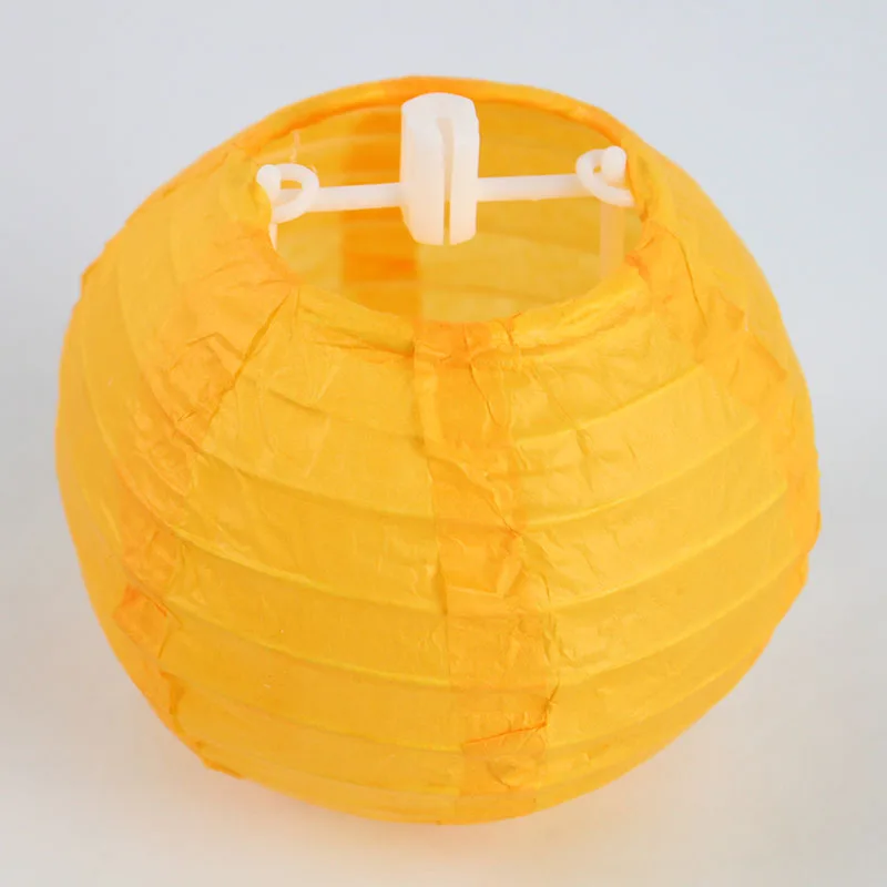 Orange Zilue 20 шт./лот 4 дюйма 10 см японская мини рисовая бумажная лампа фонарь шар Висячие Детские душевые Свадебные Lampion вечерние украшения - Цвет: Orange