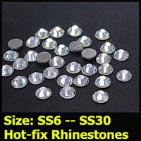 99 similar swa 7big7small 14 facets round loose hotfix rhinestone clear crystal ss6 to ss30 flatback crystal rhinestones