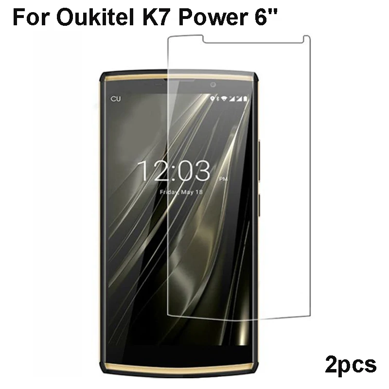 2 шт. закаленное стекло Oukitel K7 Power 9H Высококачественная защитная пленка