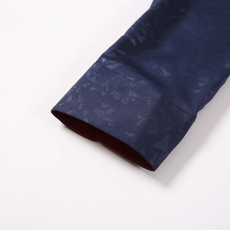 Dudalina, мужская рубашка, Camisa Social Masculina, жаккард, вышивка логотипа, длинный рукав, Бизнес Стиль, повседневные рубашки для мужчин, известный бренд