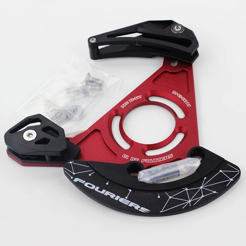 Fouriers Enduro DH цепная направляющая цепь FR XC Bashguard 32 T-38 T Одиночная скорость устройство Catcher Хранитель спец ISCG ISCG05 - Цвет: red ISCG(old)