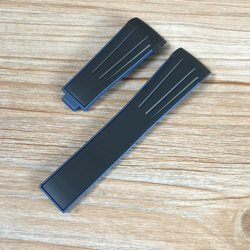 New Design Personality 20mm Curved End Silicone Rubber Watch band For Role strap RX Daytona Submariner GMT explorer 2 Bracelet
