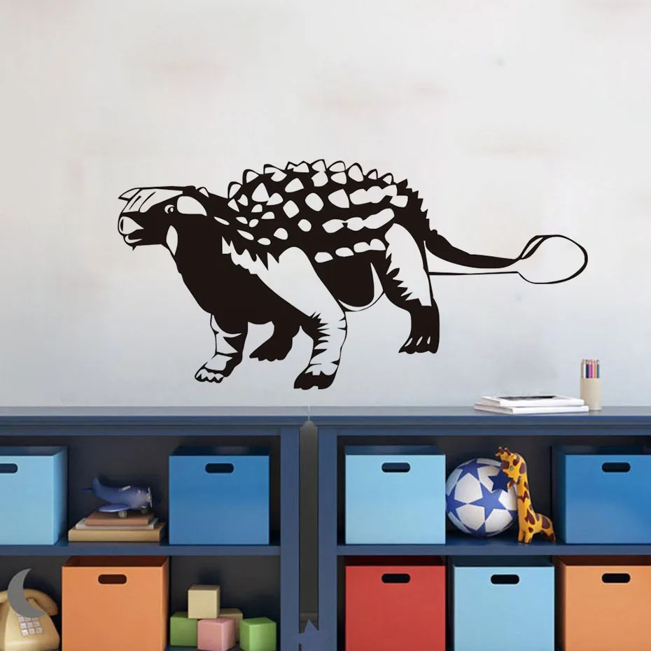 Ankylosaurus стикер на стену для детских комнат виниловые Съемные наклейки домашний