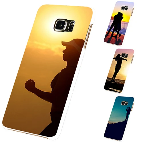 Закат силуэт печати телефон чехол для Samsung Galaxy S6 |