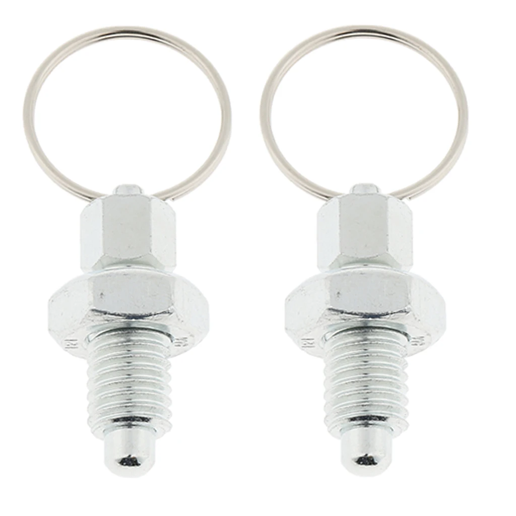 2 шт. индексирующий поршень из нержавеющей стали с вытяжным кольцом M12|Булавки| |