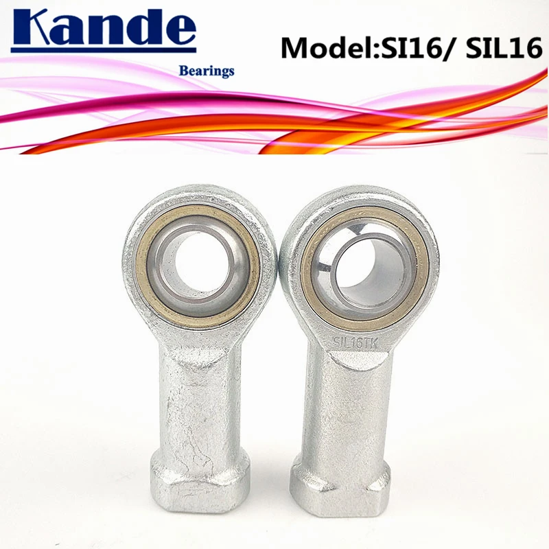 Kande подшипники PHSA16 PHSAL16 SI16T/K SI16 SI16LT/K SI16L SI16T 2 шт. стержень конец подшипника M16