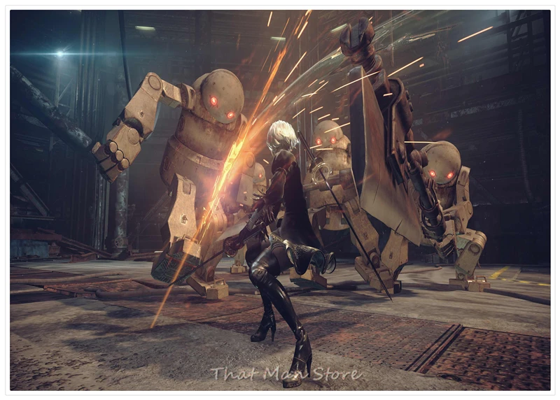NieRAutomata плакат ясное изображение наклейки на стену украшение дома хорошее