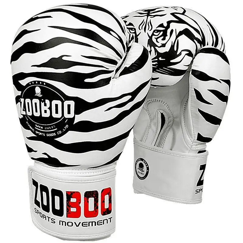 

Боксерские перчатки с тигровым принтом, Боксерские перчатки для мужчин, женщин, боев, ударов по ноге, тайского бокса, тренировок в тренажерн...