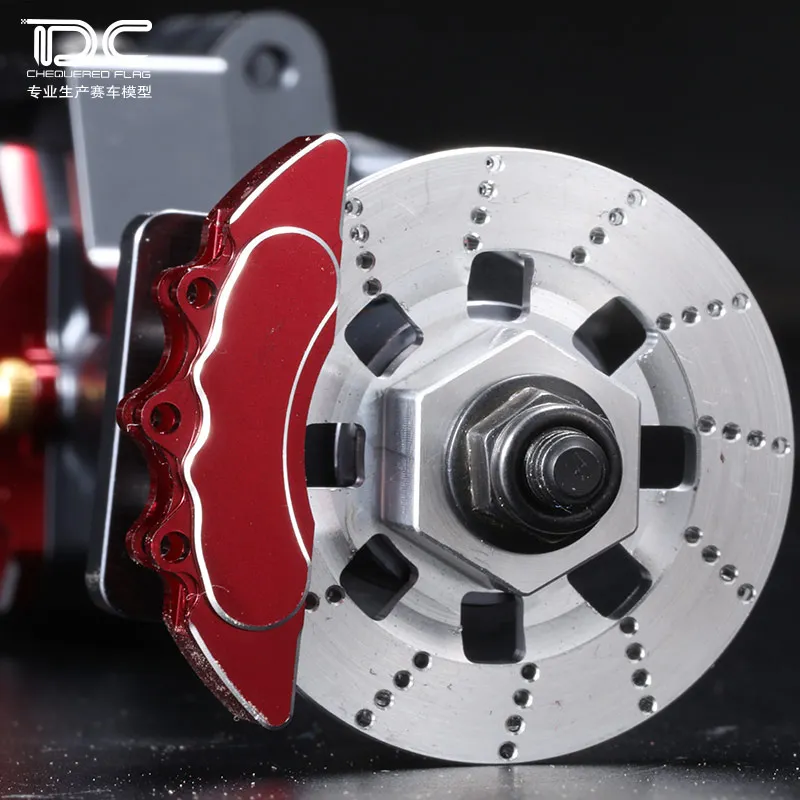DC RC автомобиль CNC алюминиевая передняя ось в сборе для 1:10 Rock Crawler AXIAL SCX10 II I 90046 90028