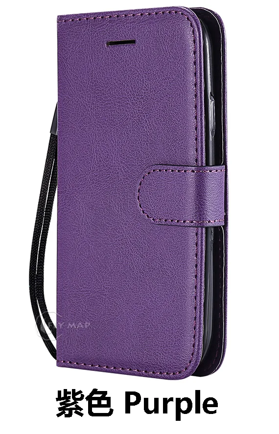 Purple Чехол-кошелек для Xiao mi Red mi 4X X4, кожаный чехол для телефона Xiao mi xiao mi red Hong mi 4 x MAG138 MAT136 MAE136, силиконовый чехол - Цвет: Purple