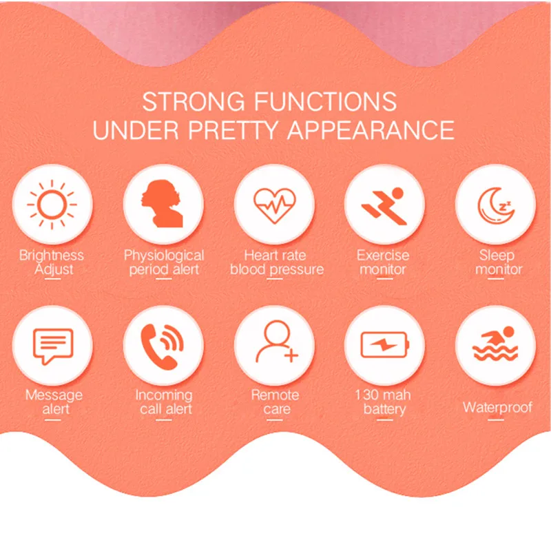 B78 Смарт-часы женские фитнес-браслет пульсометр Мониторинг Артериального