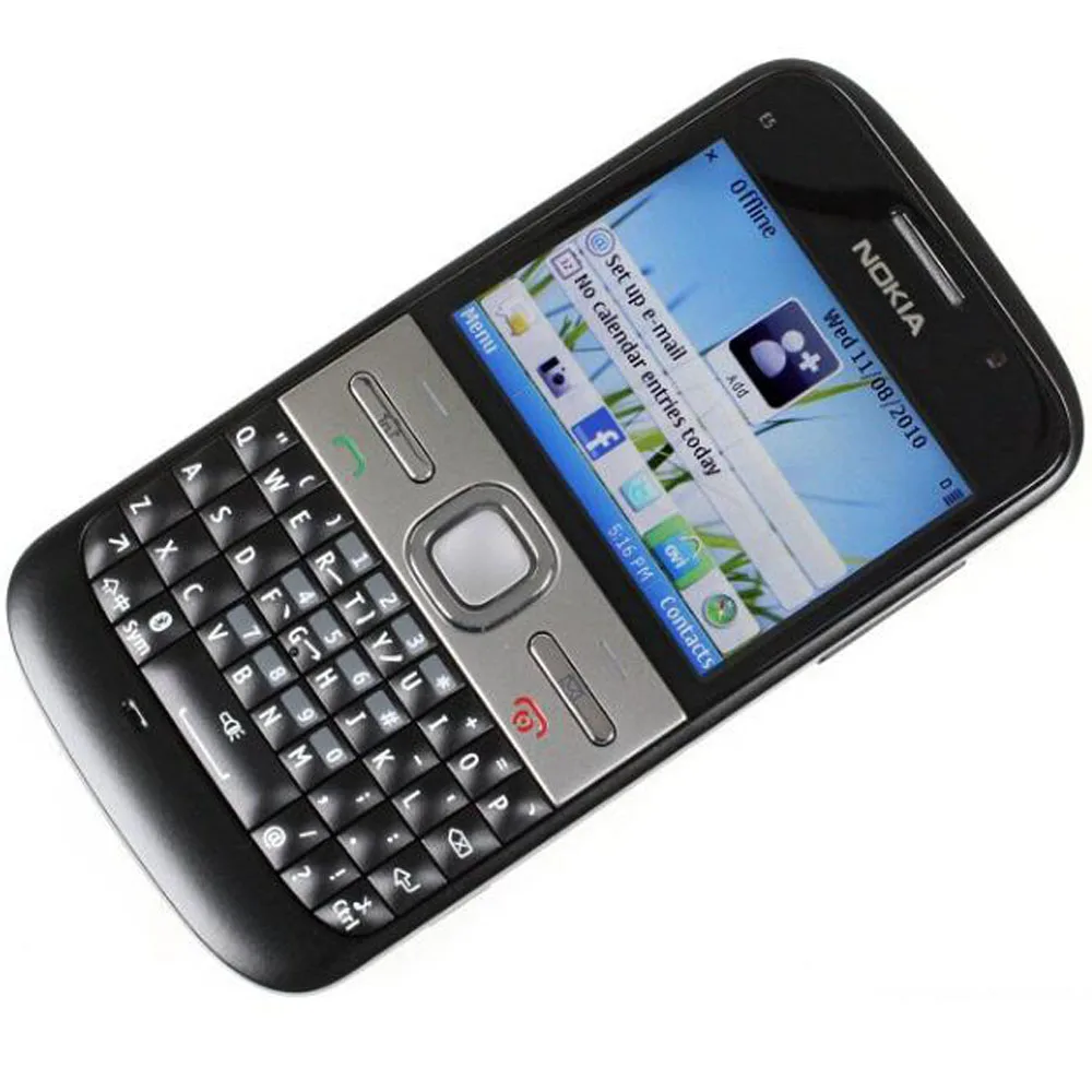 Мобильный телефон nokia E5 5MP камера 3g wifi gps Bluetooth дешевые мобильные телефоны nokia E5